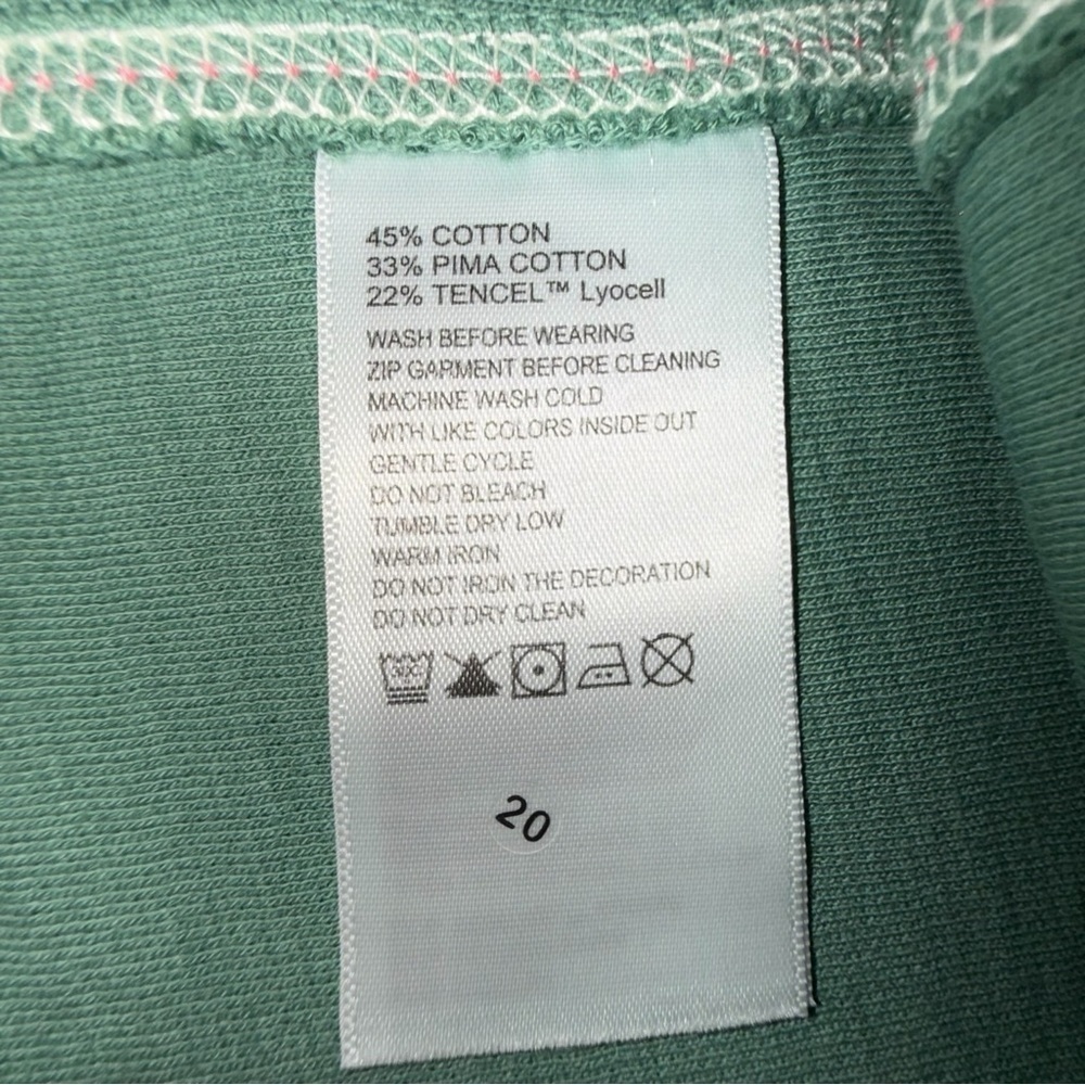 TOMMY BAHAMA Tobago Bay Half-Zip Short-Sleeve Dress - XL Dark Spearmint - Picture 10 of 13